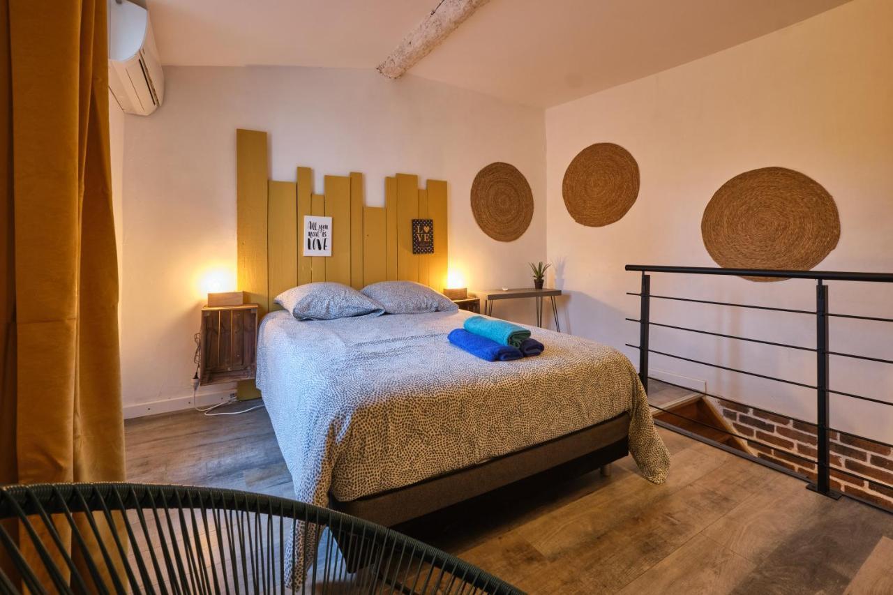 Melina - Jacuzzi - Maison Avec Cour Climatisee Proche Cite Medieval Carcassonne Dış mekan fotoğraf